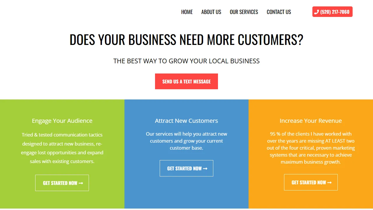 Screenshot of Emphasis Digital