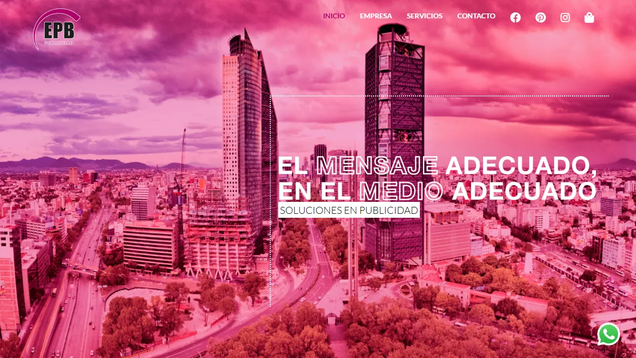 Screenshot of EPB Publicidad