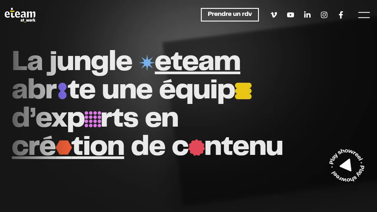 Screenshot of eteam at_work