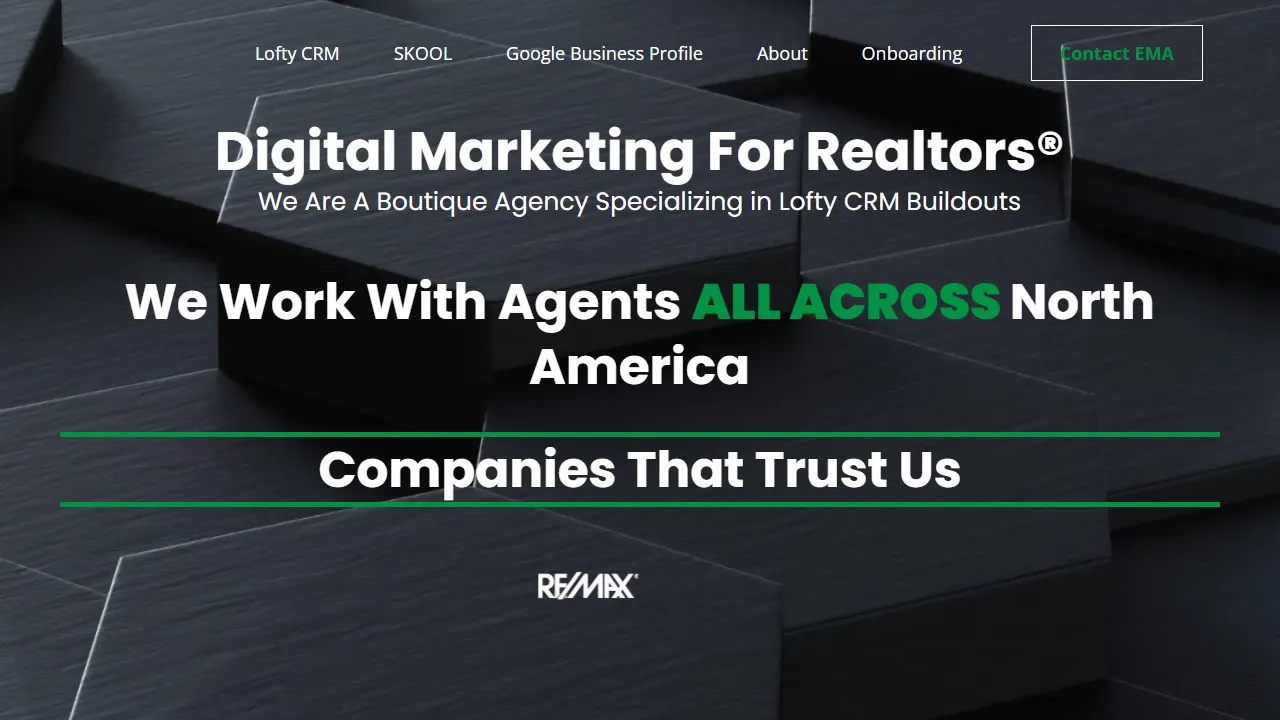 Screenshot of Everett Marketing Agency