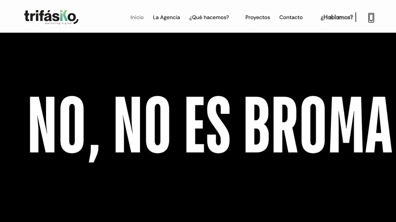 Screenshot of expertos en redes sociales Zaragoza