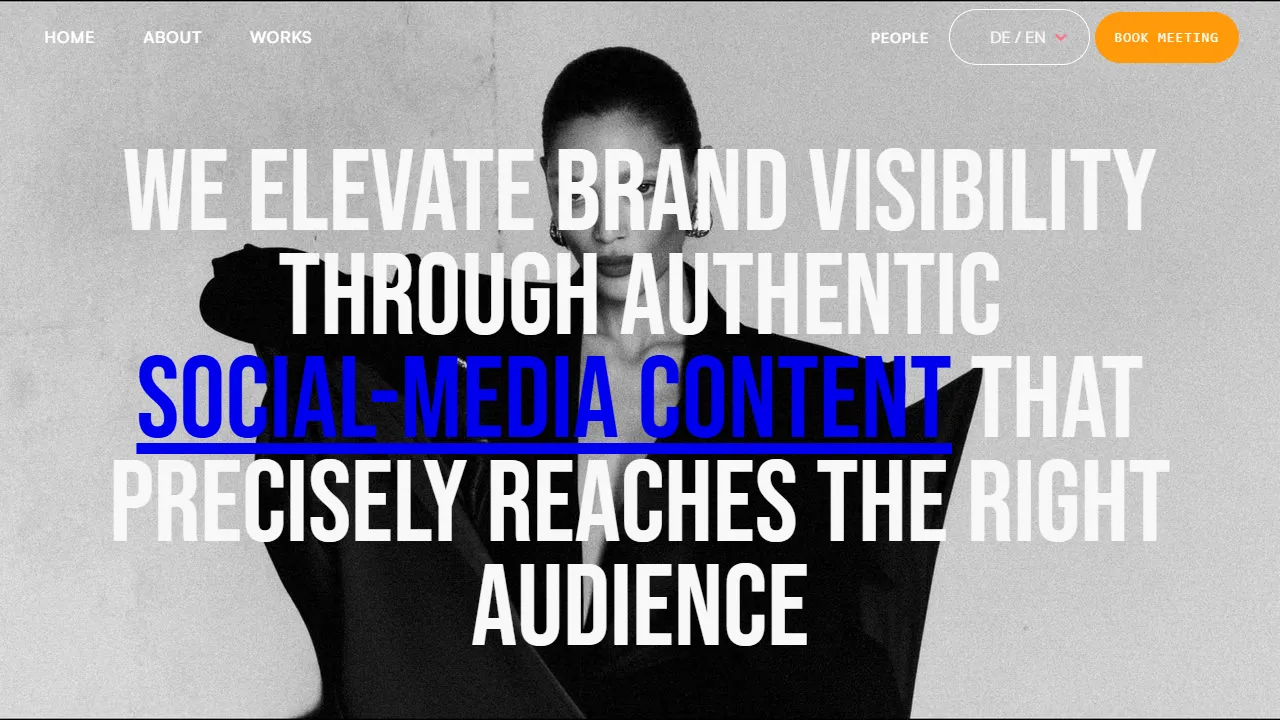 Screenshot of FADETOBLACK Agency