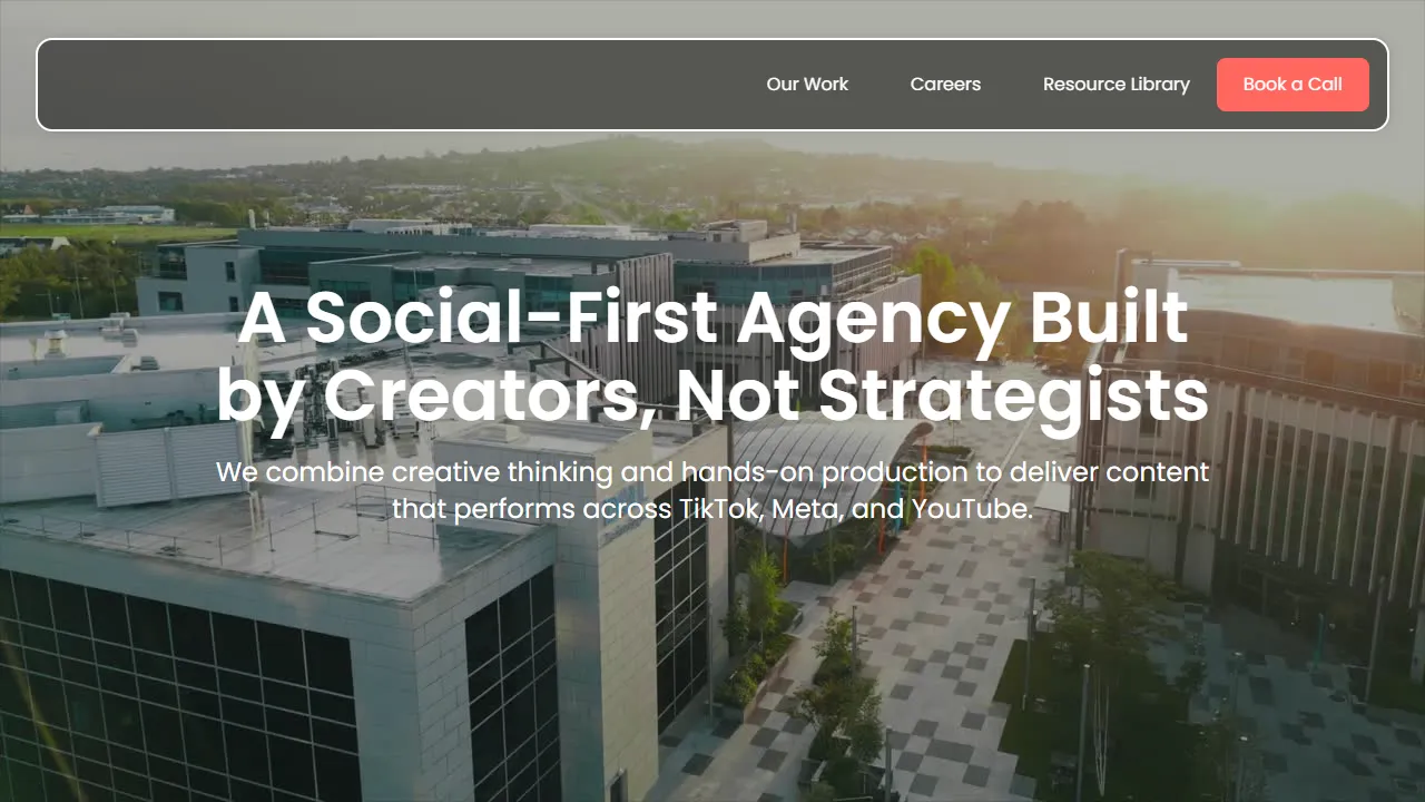 Screenshot of Fearless Media