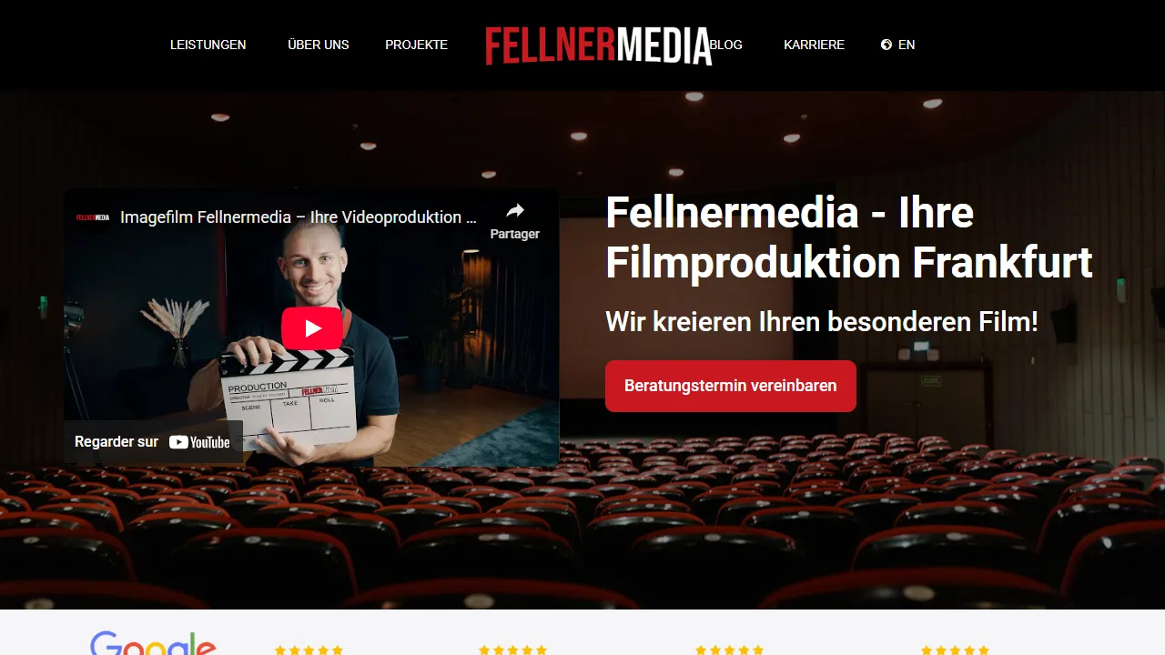 Screenshot of Fellnermedia