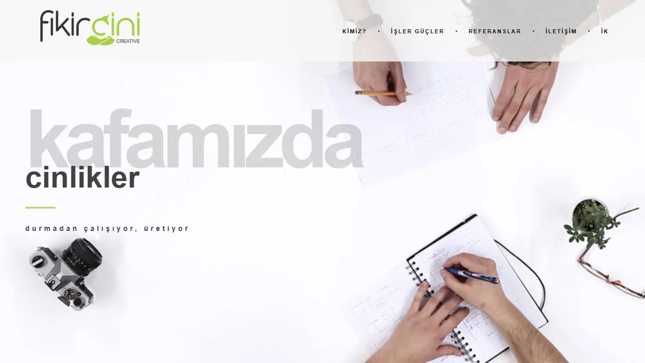 Screenshot of FikirCini Reklam Hizmetleri