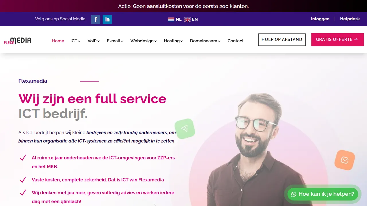 Screenshot of Flexamedia