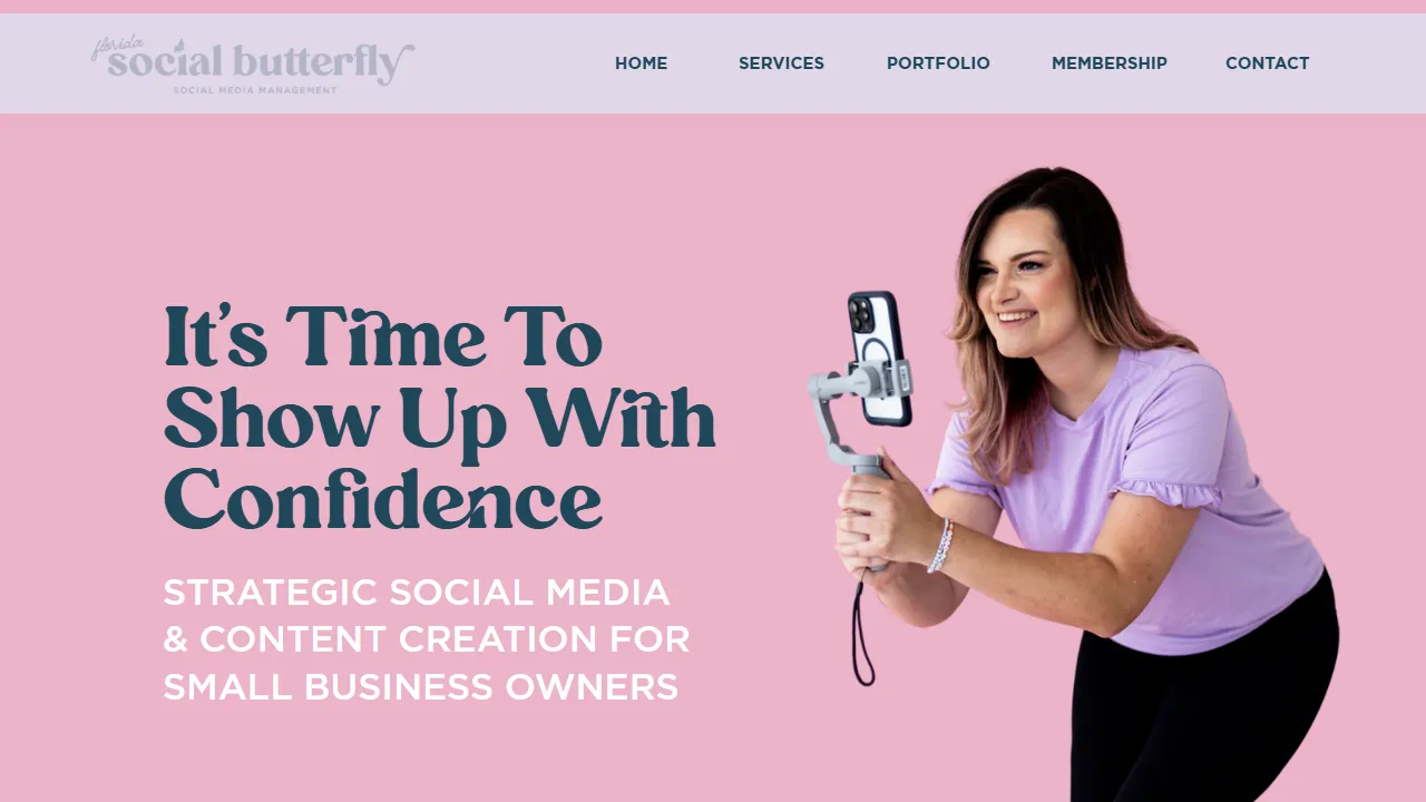 Screenshot of Florida Social Butterfly