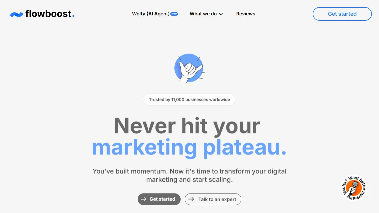 Screenshot of Flowboost ~ Scalable Digital Marketing
