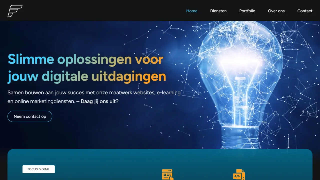 Screenshot of Focus Digital