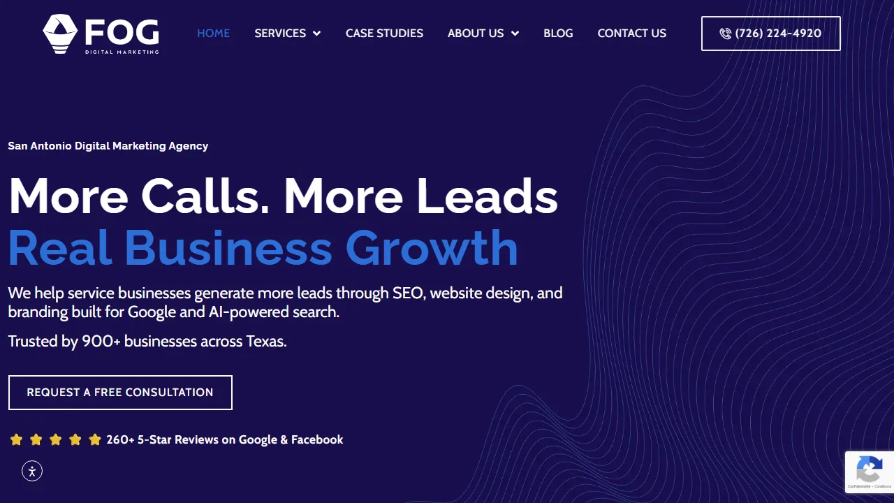 Screenshot of FOG Digital Marketing