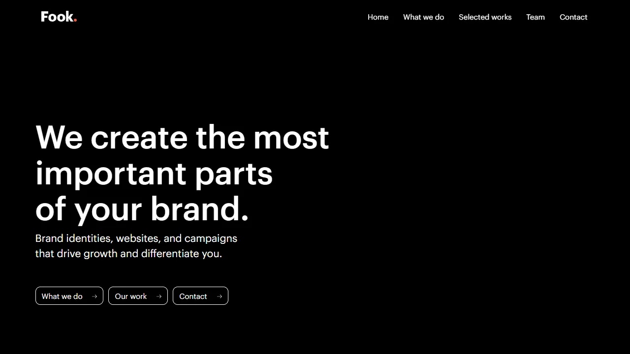 Screenshot of Fook Communications Branding & Marketing