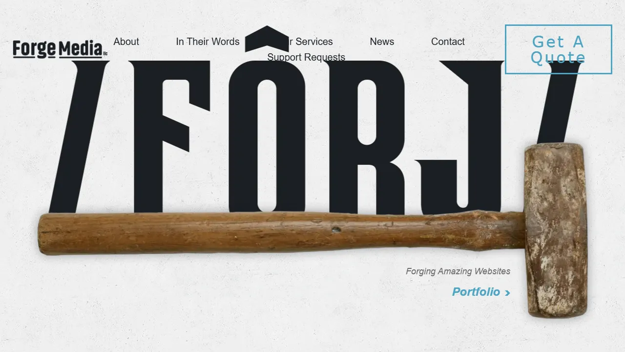 Screenshot of Forge Media