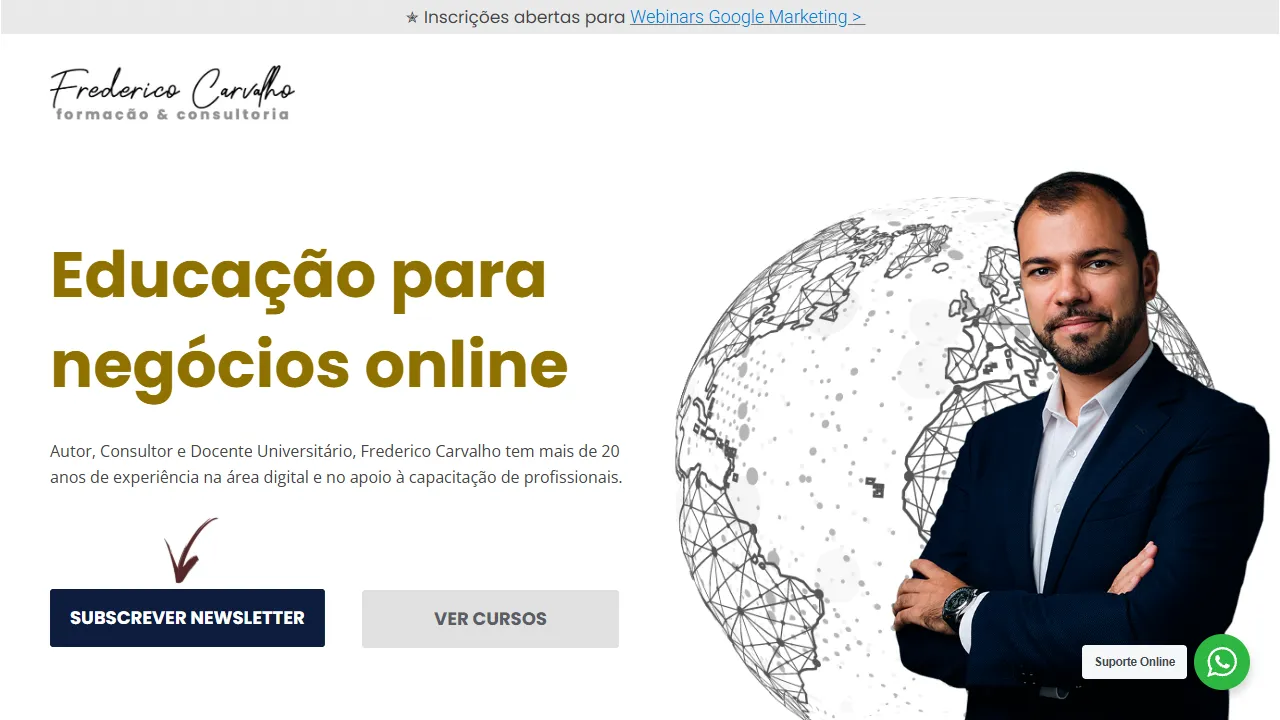 Screenshot of Frederico Carvalho