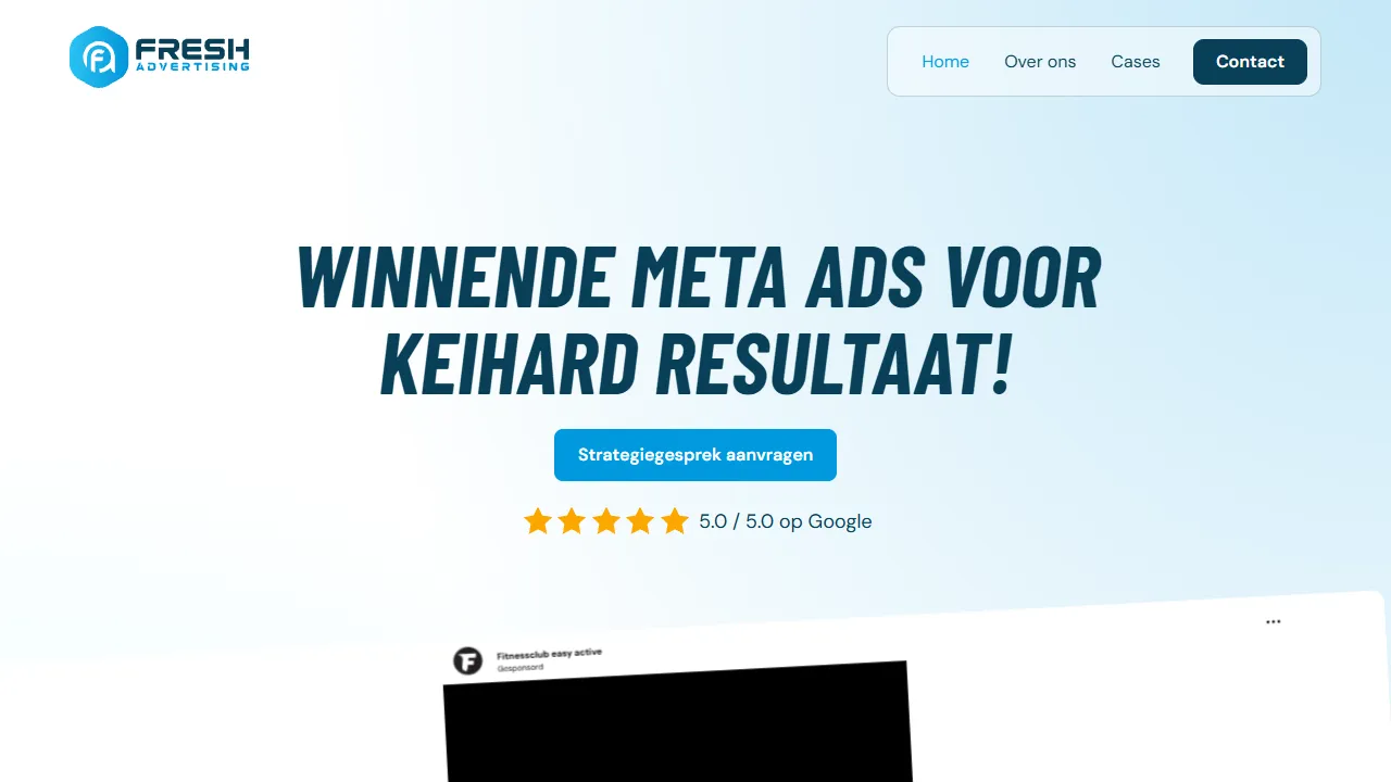 Screenshot of Fresh Advertising