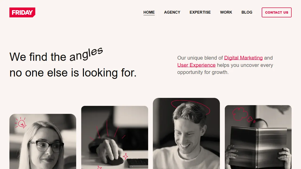 Screenshot of Friday - Digital Agency