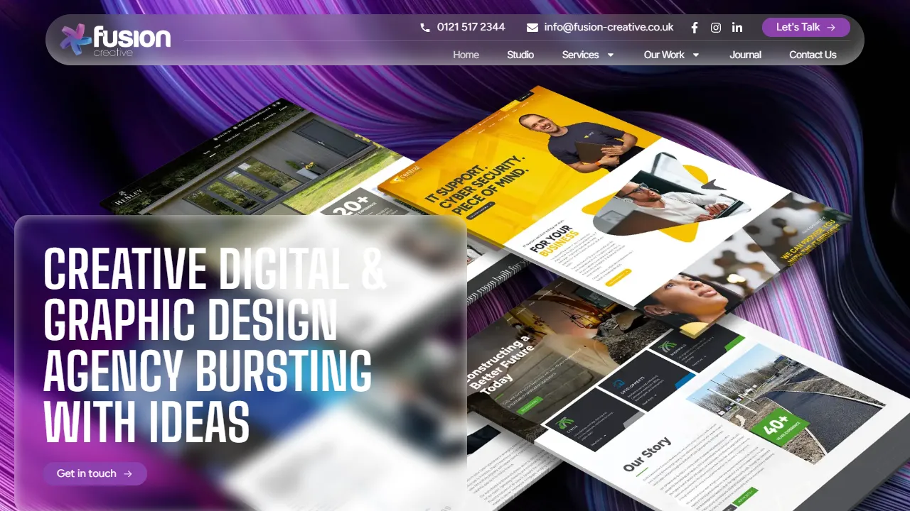 Screenshot of Fusion Creative Ltd