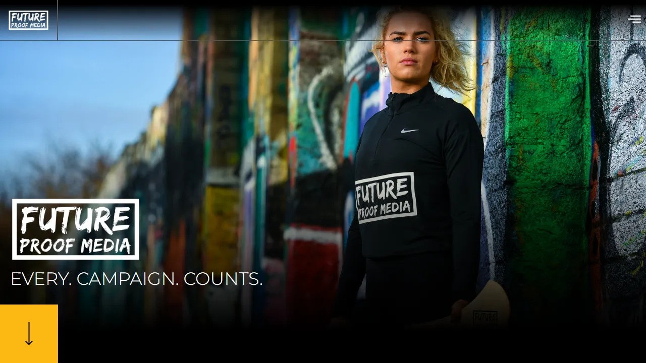 Screenshot of Future Proof Media - Marketing Agency Dublin