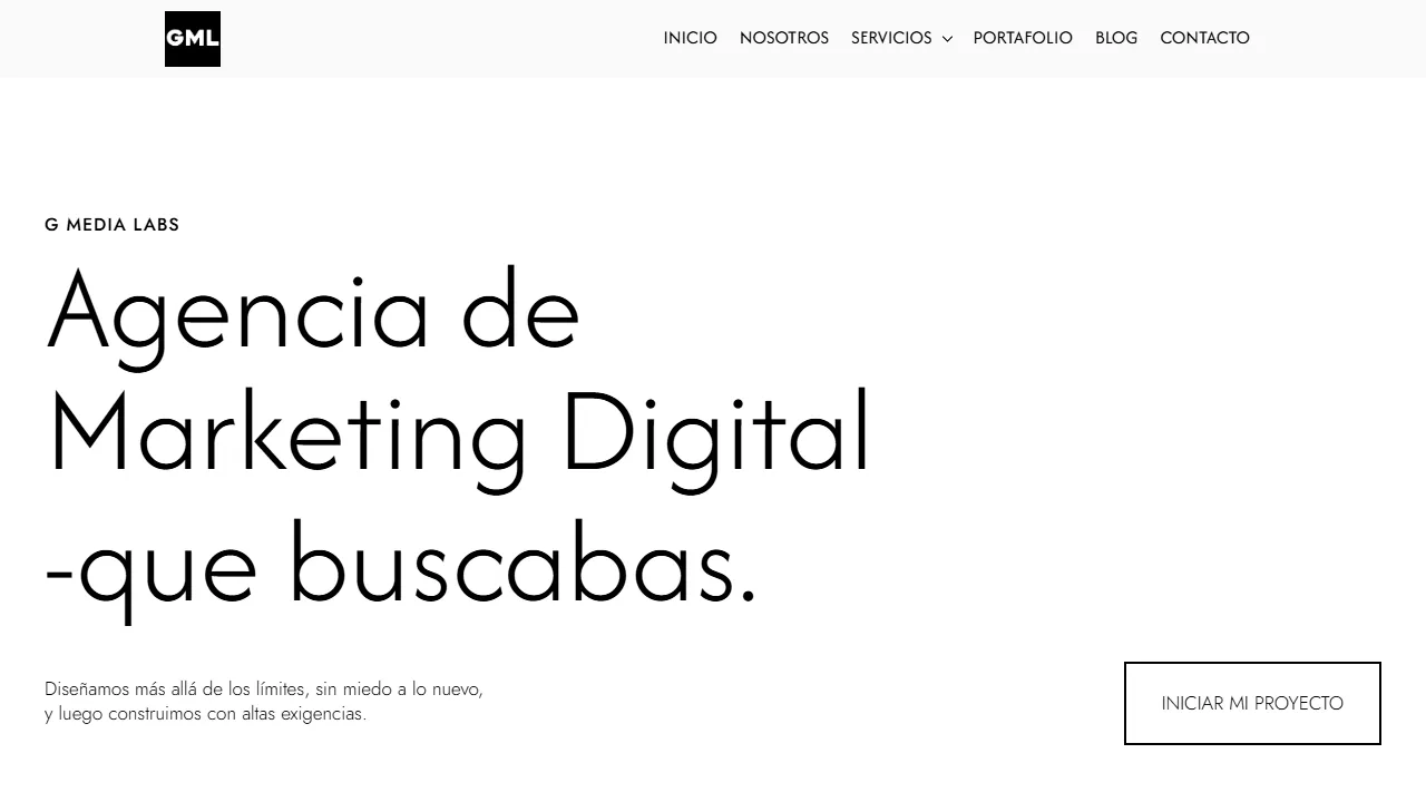 Screenshot of G Media Labs - Agencia de Marketing