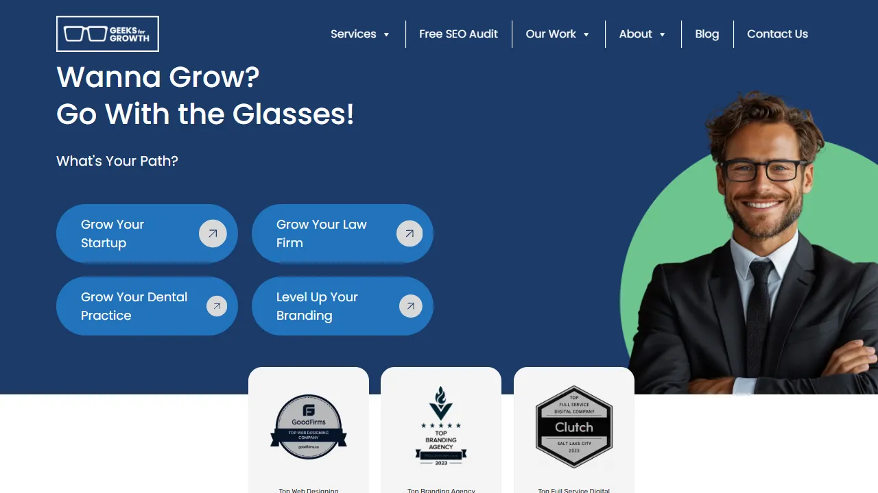 Screenshot of Geeks for Growth