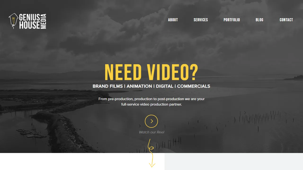 Screenshot of Genius House Media