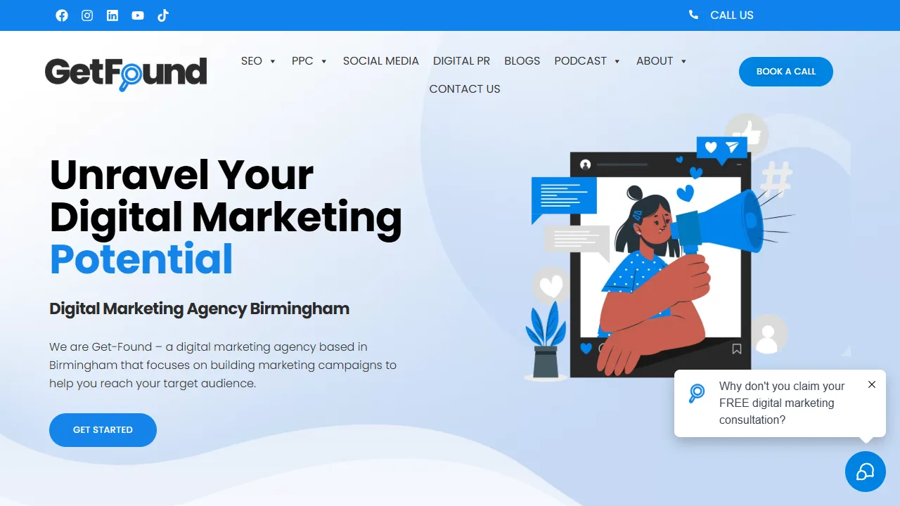 Screenshot of Get Found