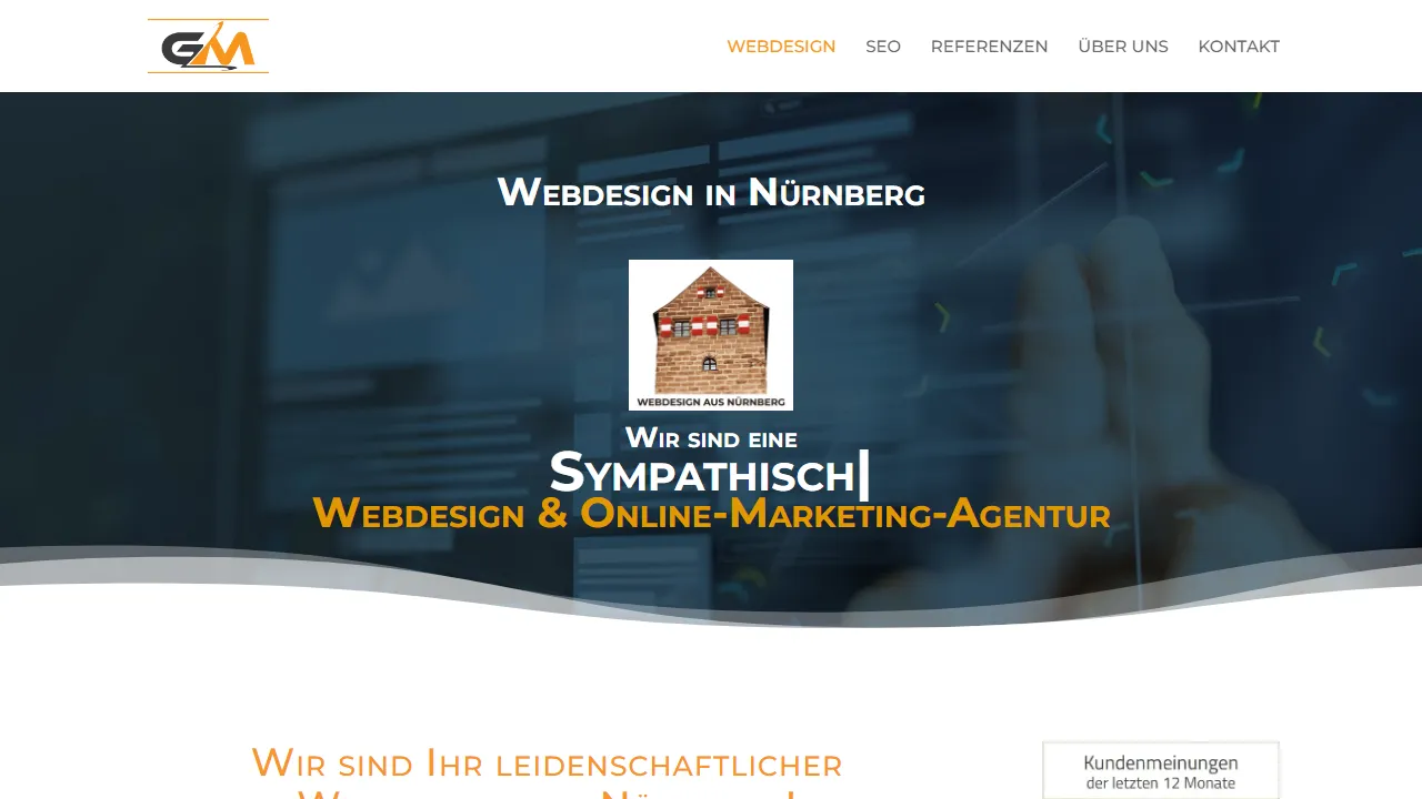 Screenshot of Gohr2Media Webdesign & SEO