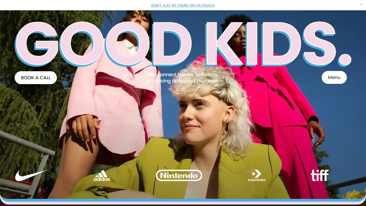 Screenshot of Good Kids | LA Creative Agency
