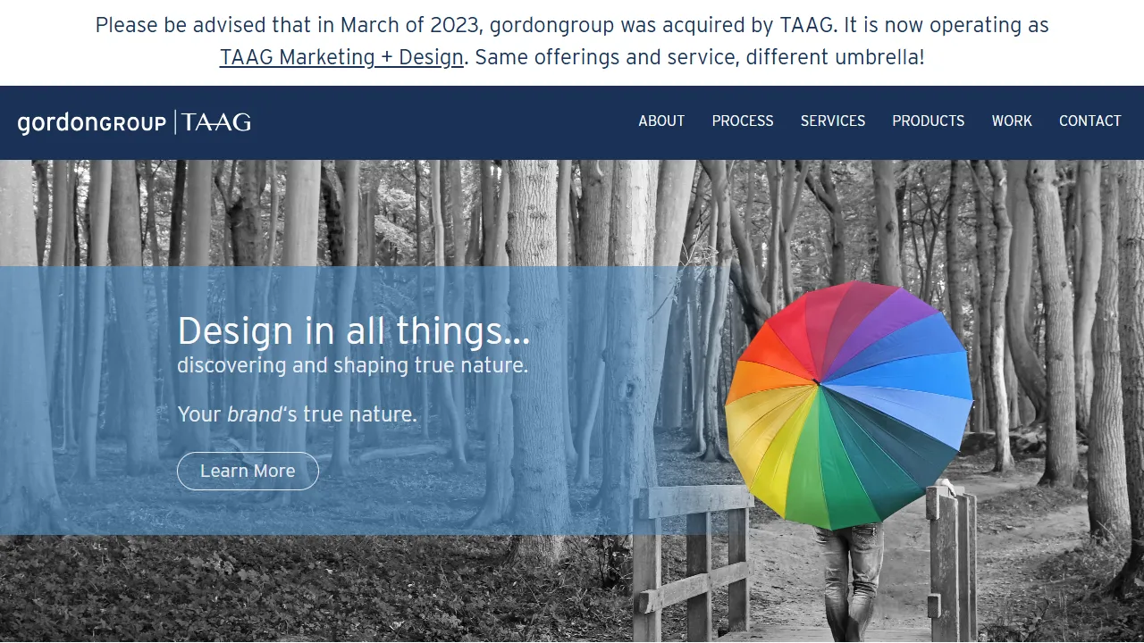 Screenshot of gordongroup|TAAG