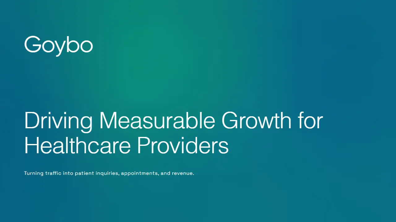 Screenshot of Goybo | Healthcare Marketing Agency