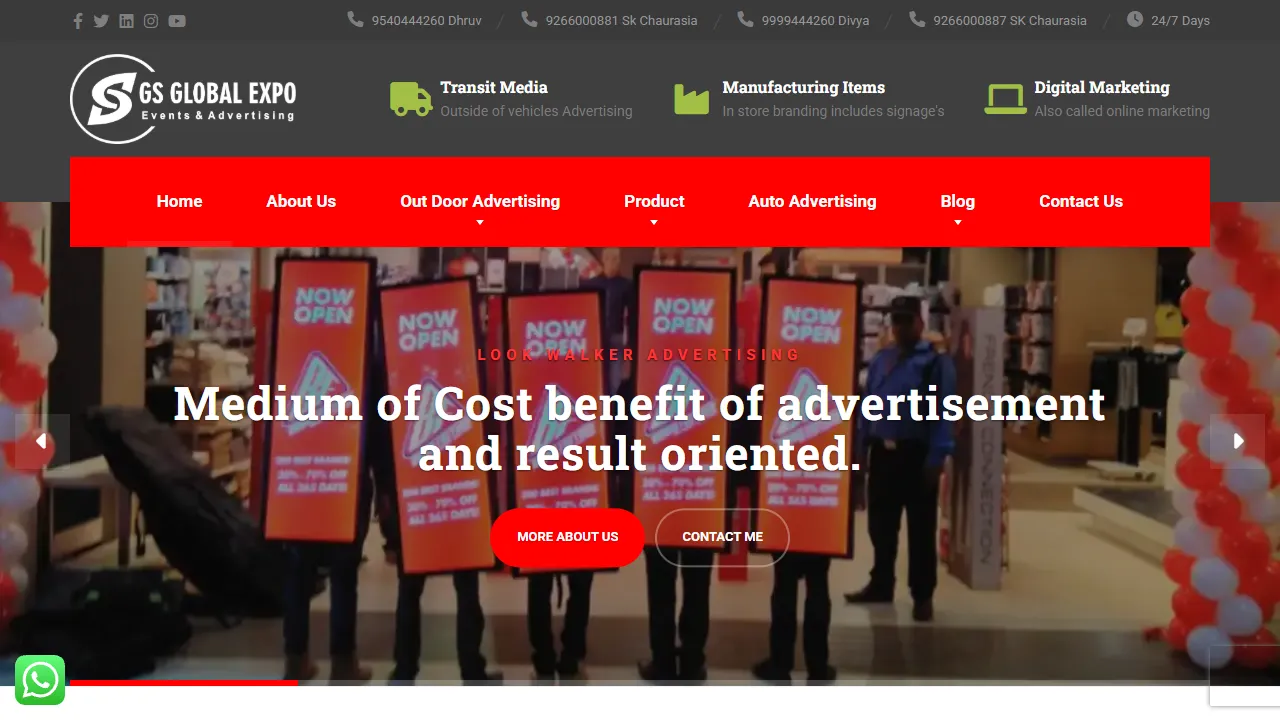 Screenshot of GS Global Expo