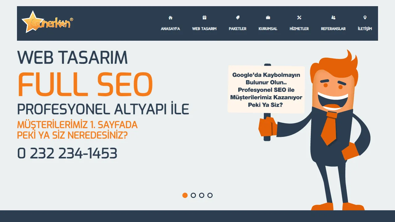 Screenshot of Gunerkan Web Tasarım İzmir