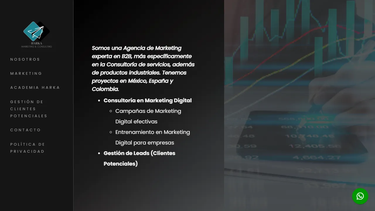 Screenshot of Harka Marketing & Consulting México
