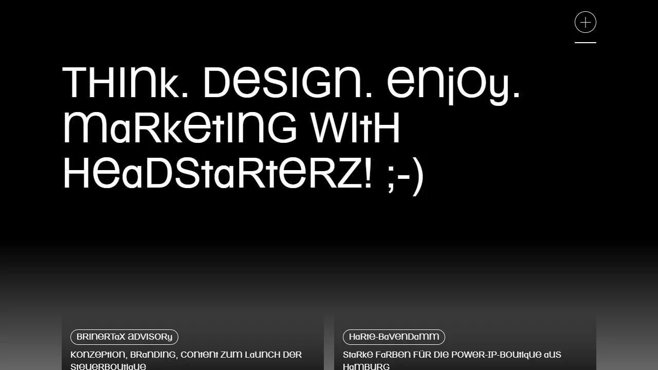 Screenshot of HeadStarterz GmbH