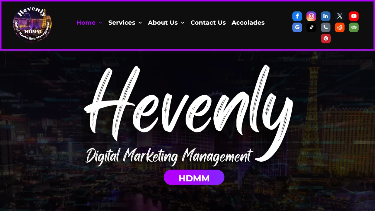 Screenshot of Hevenly Digital Marketing Management - HDMM