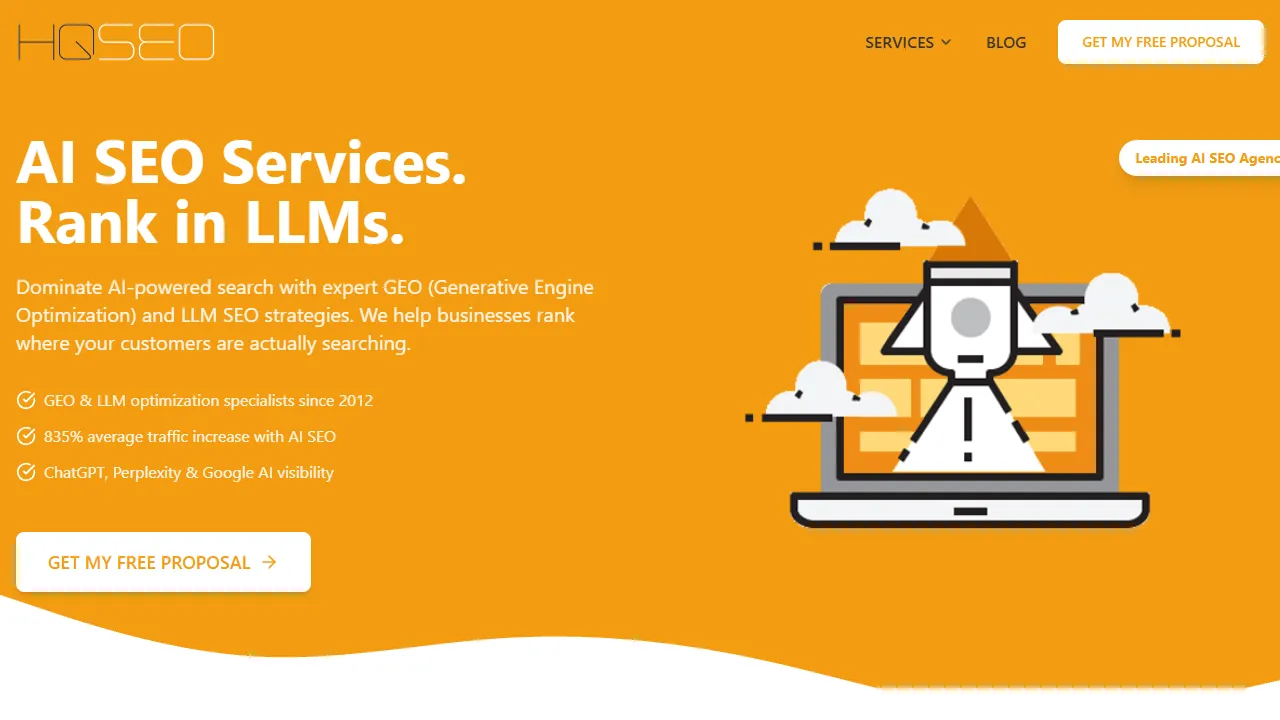 Screenshot of HQ SEO