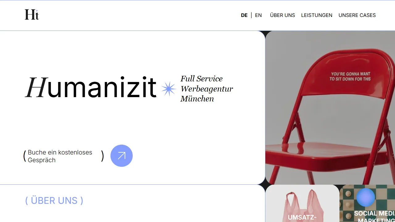 Screenshot of Humanizit