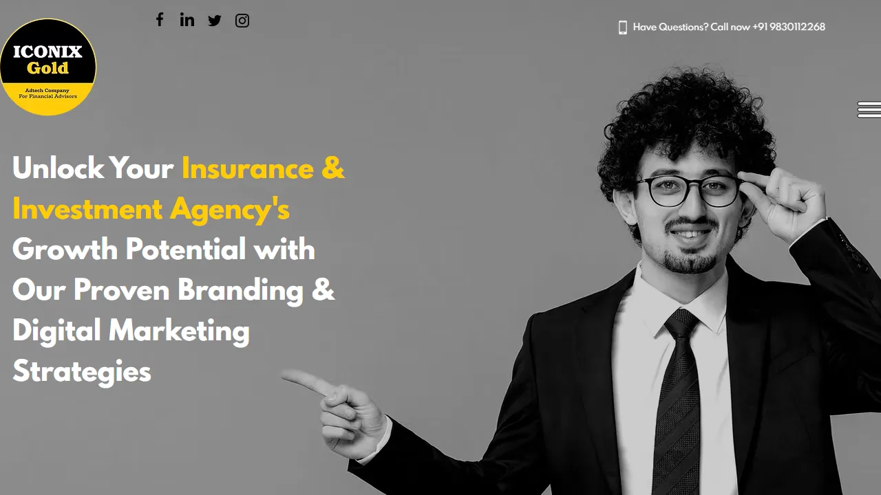 Screenshot of ICONIX GOLD | Digital Marketing for Financial Advisors & Wealth Managers