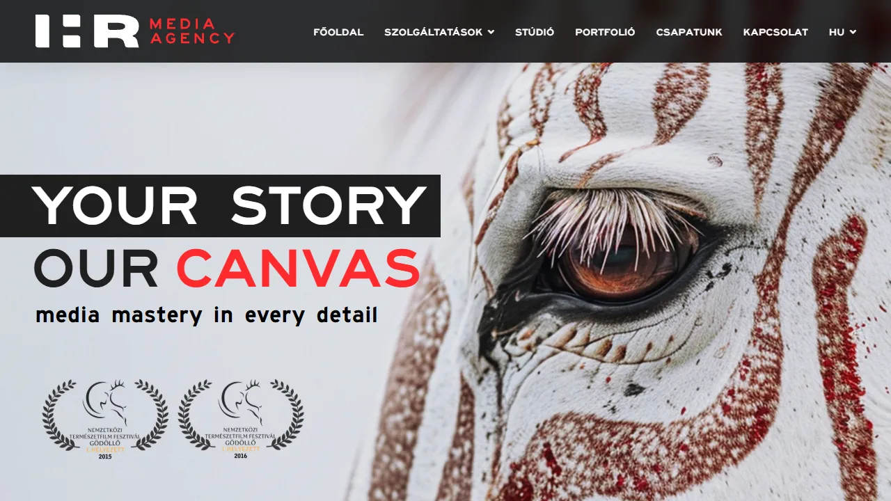 Screenshot of IHR Media Agency