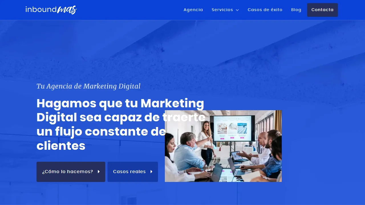 Screenshot of InboundMAS