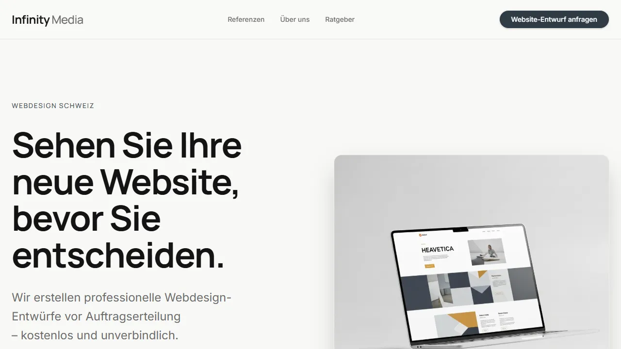 Screenshot of Infinity Media GmbH