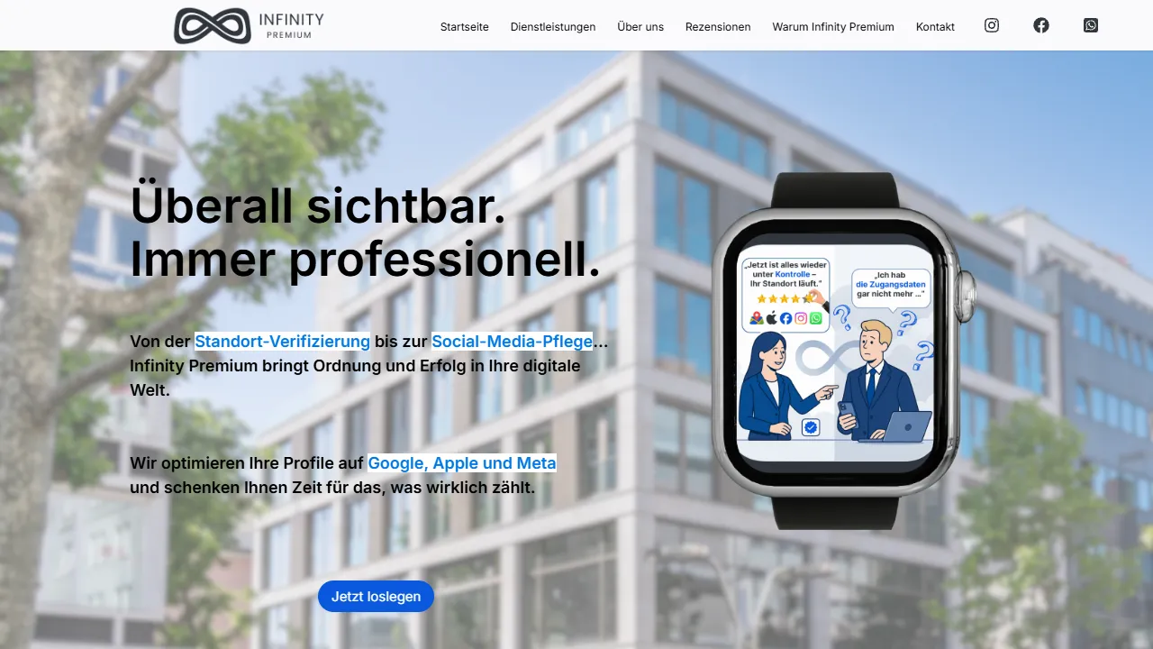 Screenshot of Infinity Premium
