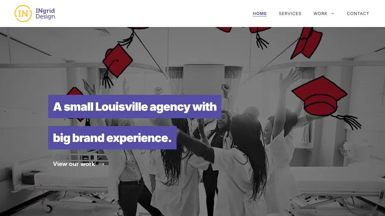 Screenshot of INgrid Design