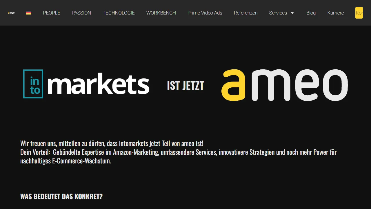 Screenshot of intomarkets