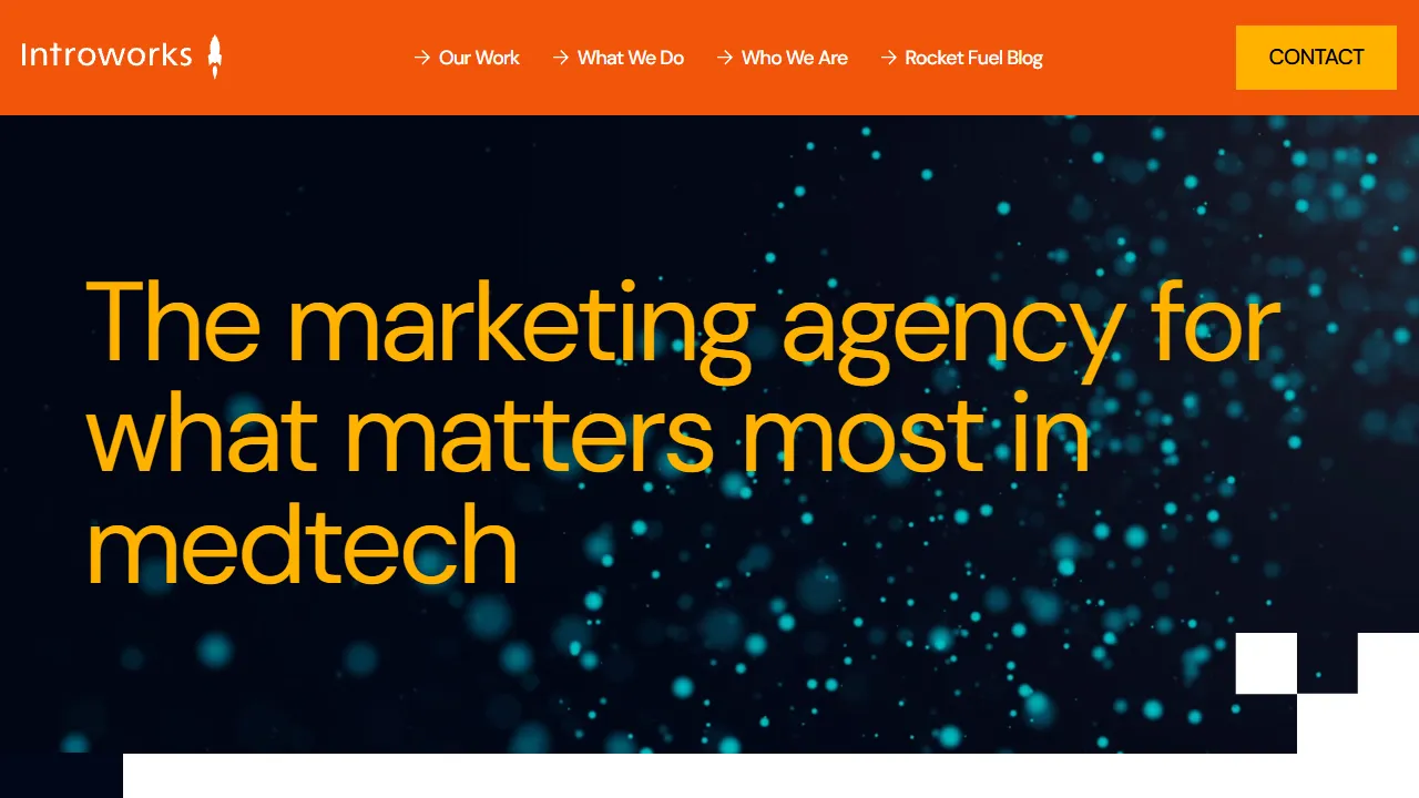 Screenshot of Introworks - A marketing agency