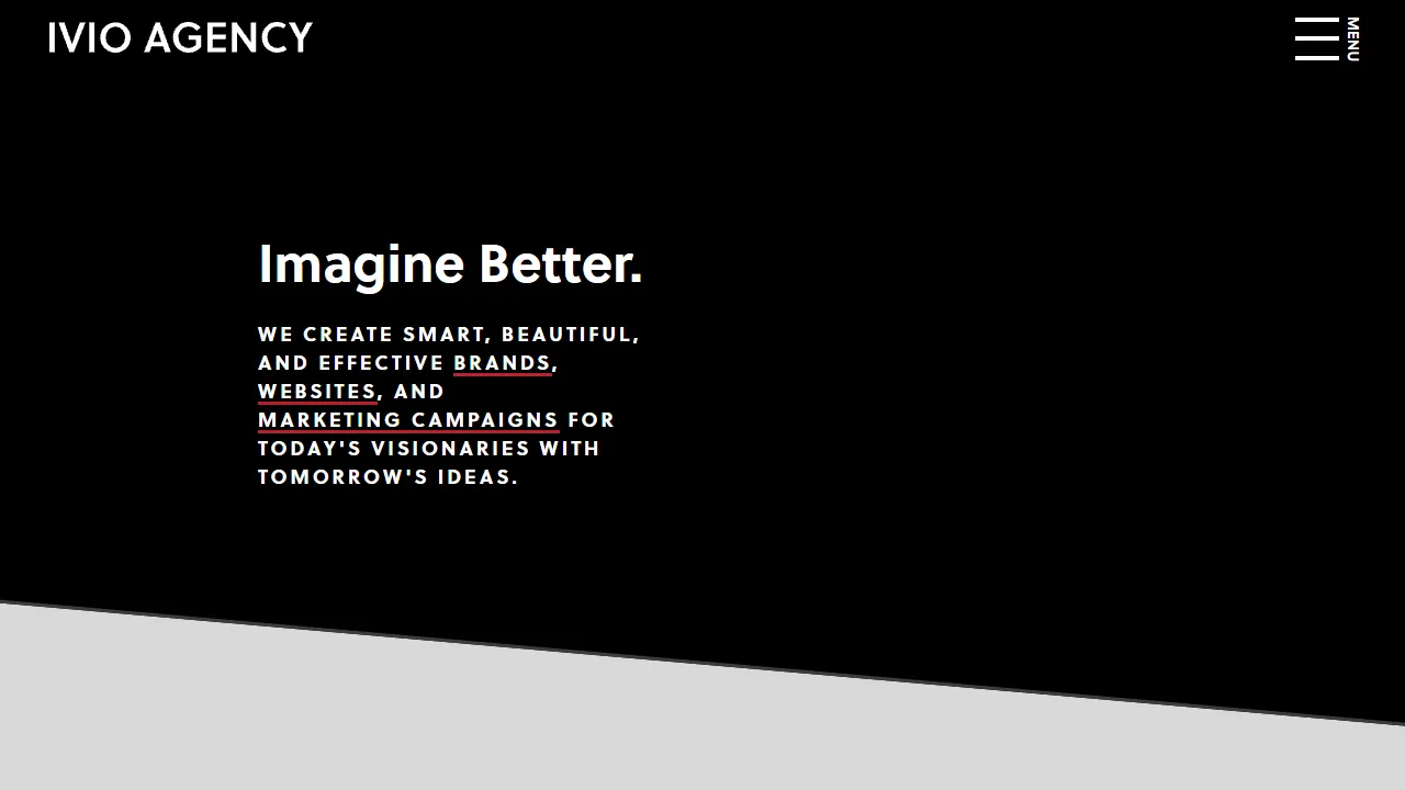 Screenshot of Ivio Agency