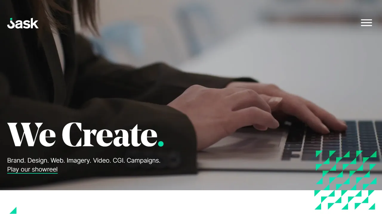 Screenshot of Jask Creative