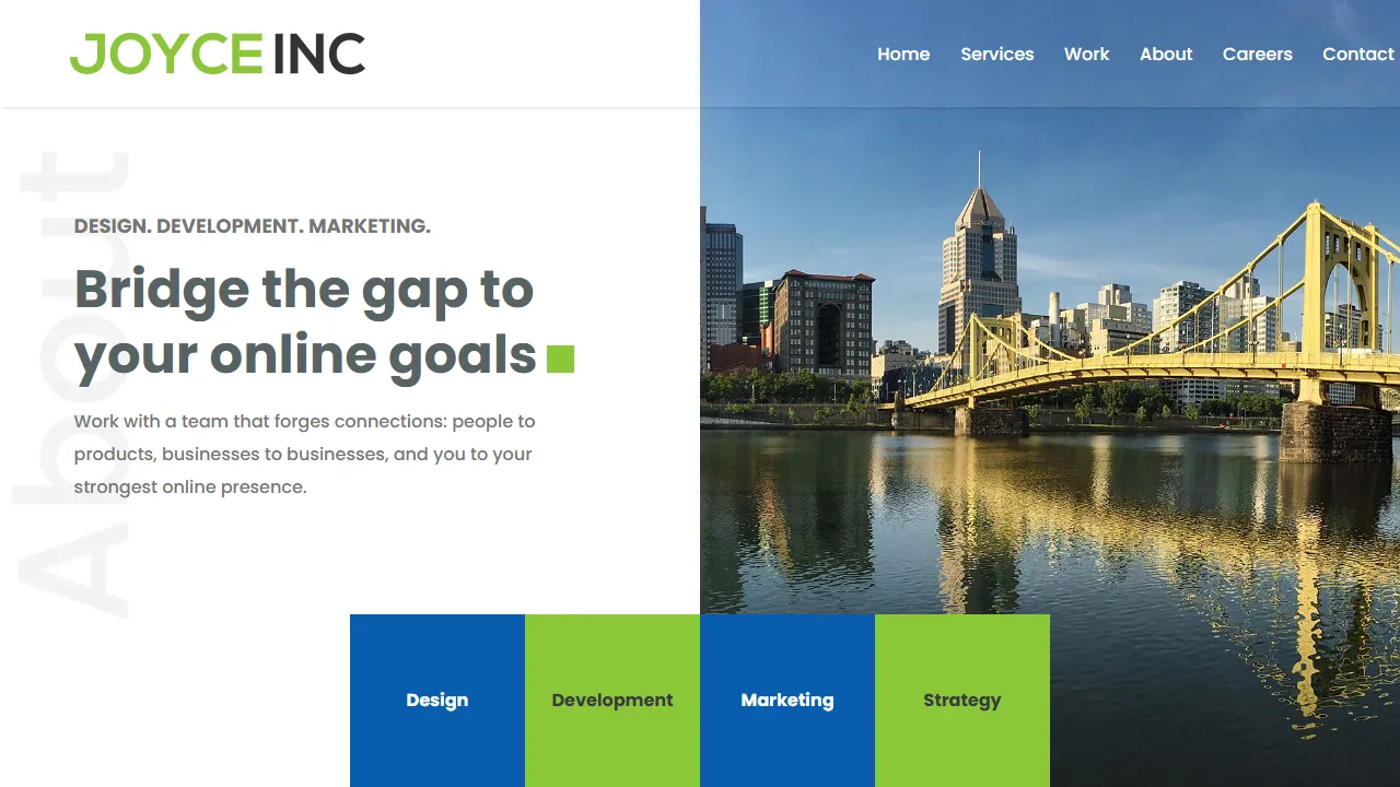 Screenshot of Joyce, Inc.