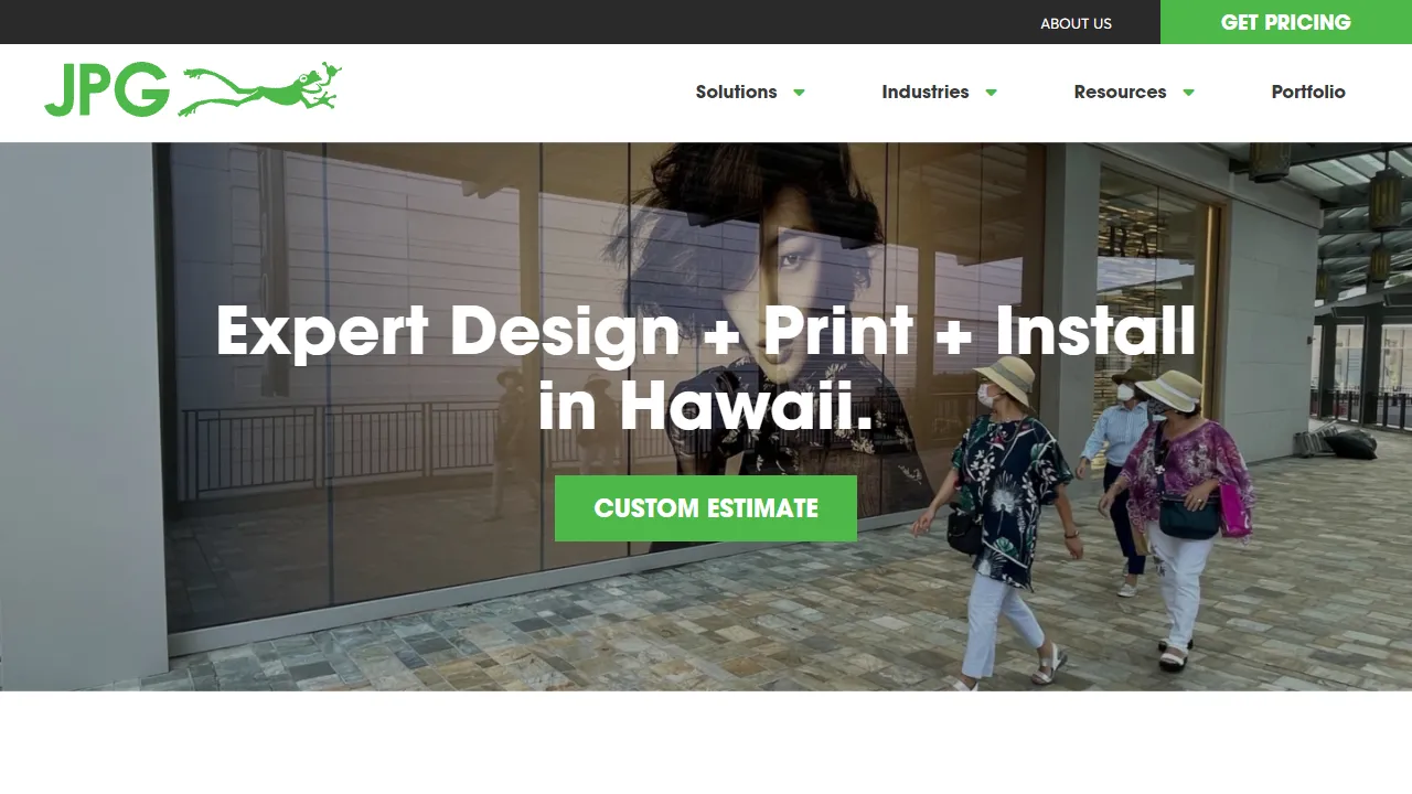 Screenshot of JPG Hawaii