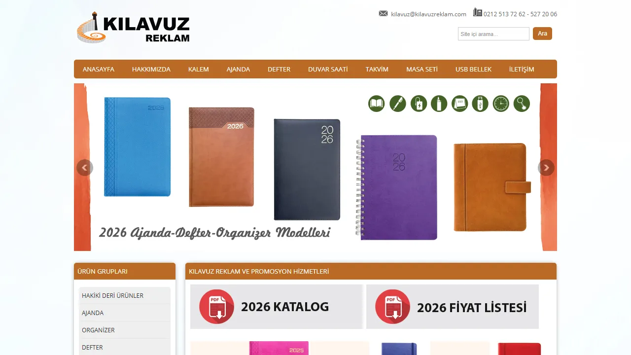 Screenshot of Kılavuz Reklam