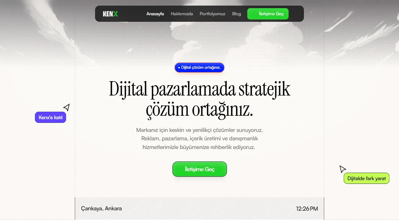 Screenshot of Kenx Media